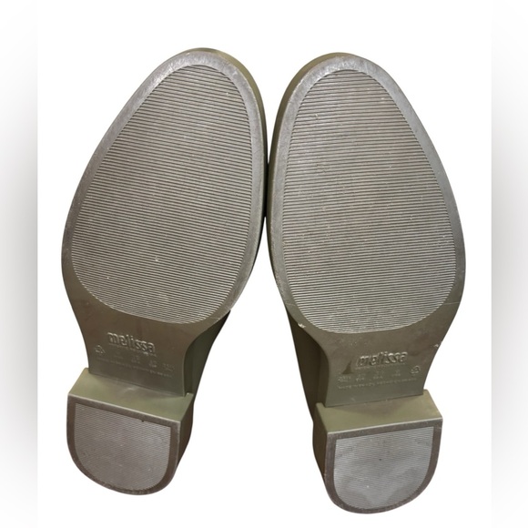 Melissa Olive Green Long Boot Flocked, Women’s Size 9 - Picture 6 of 7